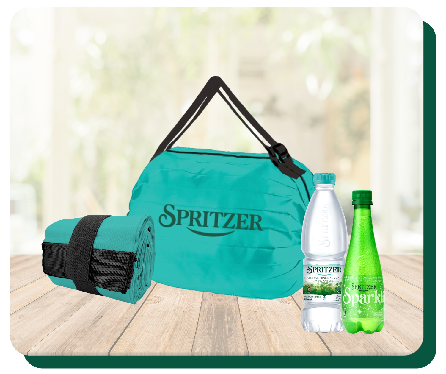 Foldable multipurpose bag spritzer